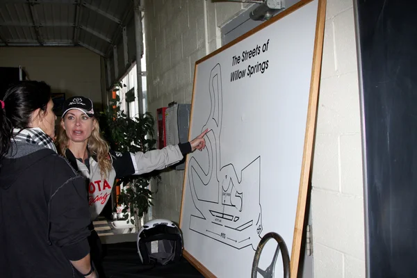 Instructora de carrera de carril rápido Allison Altzman, Eileen Davidson —  Fotos de Stock