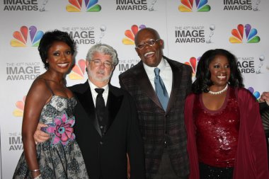 Mellody hobson, george lucas, samuel l. jackson, latanya richardson, katie lucas, misafir