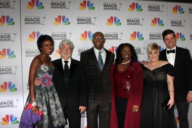 Mellody hobson, george lucas, samuel l. jackson, latanya richardson, katie lucas, misafir