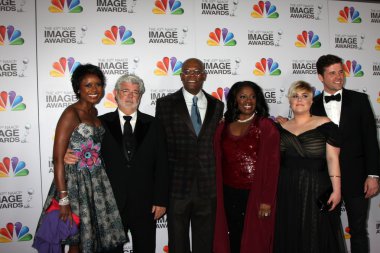 Mellody hobson, george lucas, samuel l. jackson, latanya richardson, katie lucas, misafir