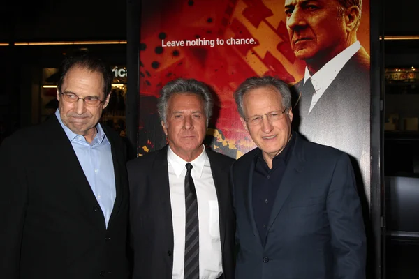 David Milch, Dustin Hoffman y Michael Mann — Foto de Stock