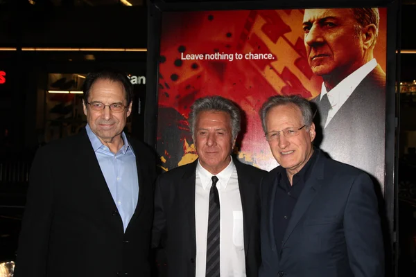 David Milch, Dustin Hoffman, Michael Mann — Foto Stock
