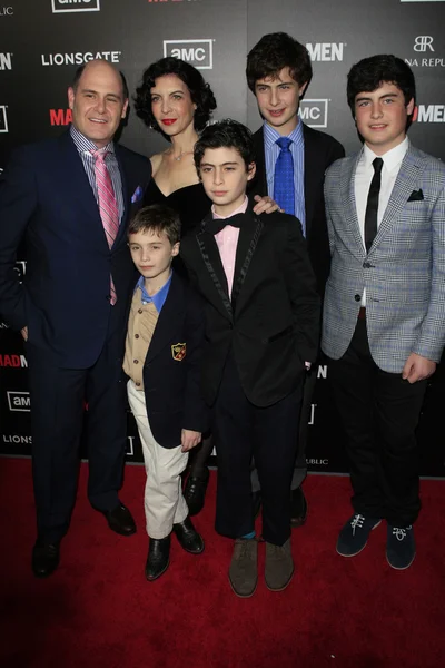 Matthew Weiner, família — Fotografia de Stock