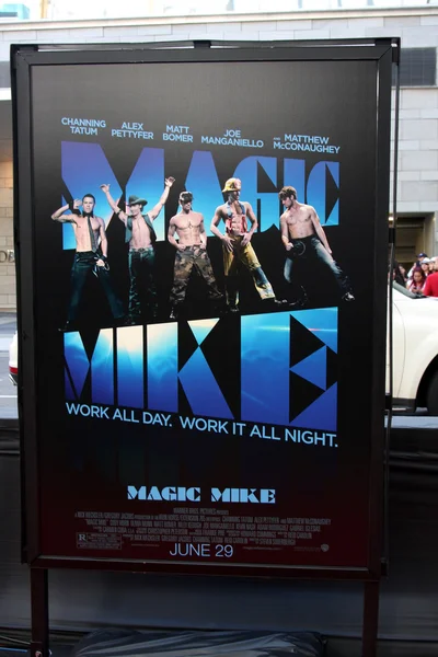 Μαγικό mike αφίσα — Φωτογραφία Αρχείου