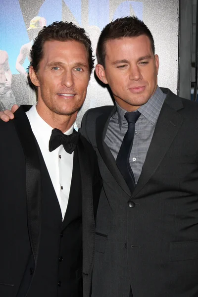 Matthew McConaughey, Channing Tatum — Stock Photo, Image