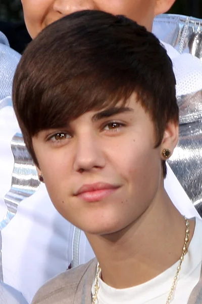 Justin Bieber Ordförande — Stockfoto