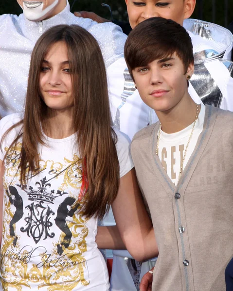 stock image Paris Jackson, Justin Bieber