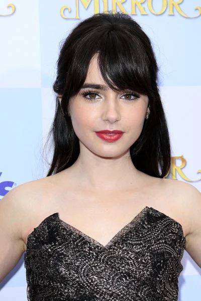 Lily Collins — Stock Photo, Image