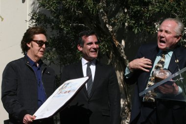 Paul Mccartney, Eric Garcetti, Tom Lebonge