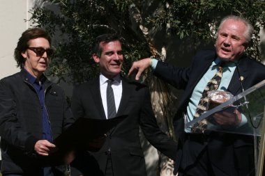 Paul Mccartney, Eric Garcetti, Tom Lebonge