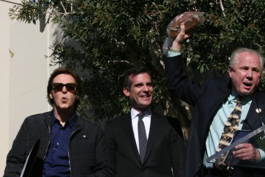 Paul Mccartney, Eric Garcetti, Tom Lebonge