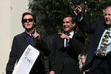 Paul Mccartney, Eric Garcetti,