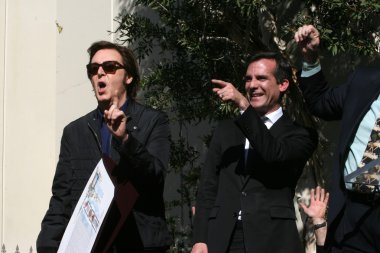 Paul Mccartney, Eric Garcetti,