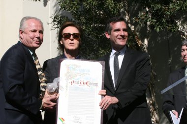 Tom Lebonge, Paul Mccartney, Eric Garcetti