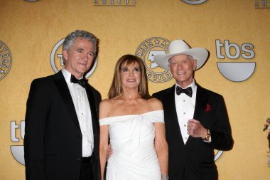 Patrick duffy, linda gri, larry hagman