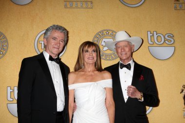 Patrick duffy, linda gri, larry hagman