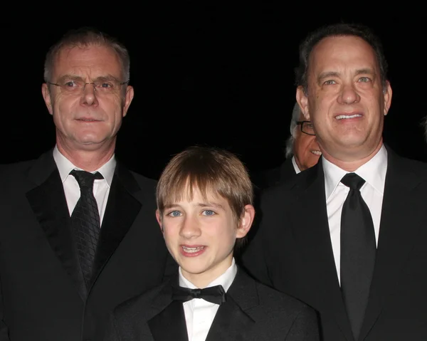 Stephen Daldry, Thomas Horn, Tom Hanks — Stockfoto