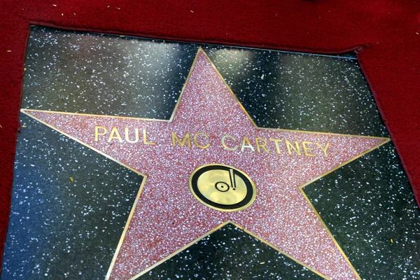 Paul McCartney Star — Stockfoto
