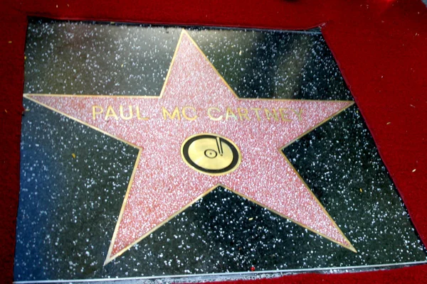 Paul McCartney Star — Stock Photo, Image