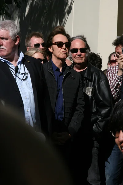 Paul Mccartney, Neil Young — Stok fotoğraf