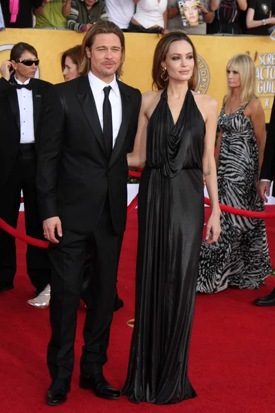 Brad Pitt e Angelina Jolie — Foto Stock
