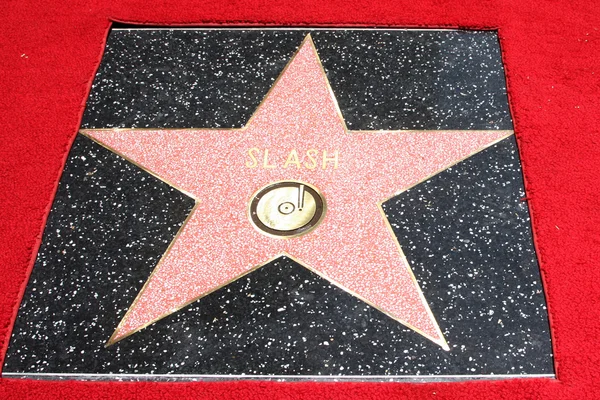 Slash Paseo de la Fama estrella — Foto de Stock