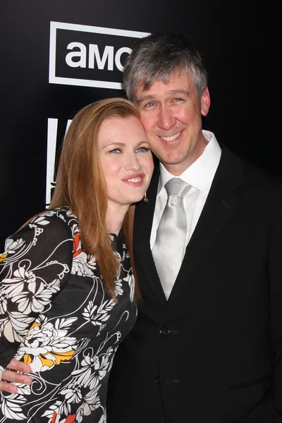 Mireille Enos and Alan Ruck — Stock Photo, Image