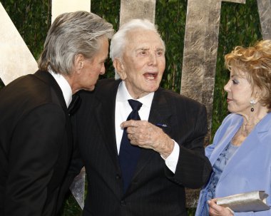 Michael douglas, kirk douglas ve anne douglas