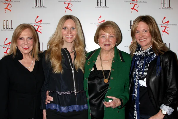 Judy Blye Wilson, Lauralee Bell, Lee Bell, Maria Arena Bell — Stock Photo, Image