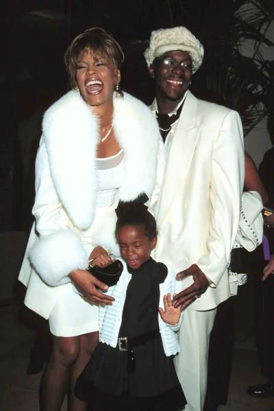 Whitney Houston, Bobby Borwn, Daughter Bobbi Kristina Stock Image
