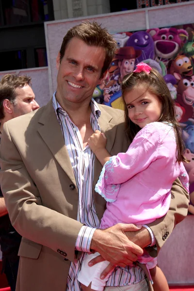 Cameron Mathison y su hija — Foto de Stock