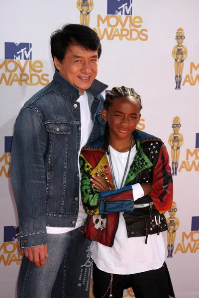 Jackie Chan & Jaden Smith — Φωτογραφία Αρχείου