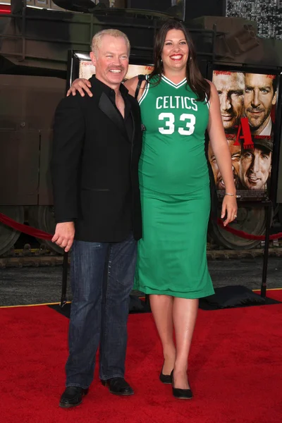 Neal McDonough & Wife Reve — Stock Photo, Image