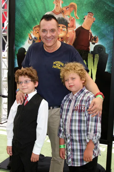 Tom Sizemore, sons Jayden and Jagger — Stock Photo, Image
