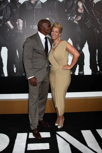 Terry Crews and wife — Stock Photo, Image