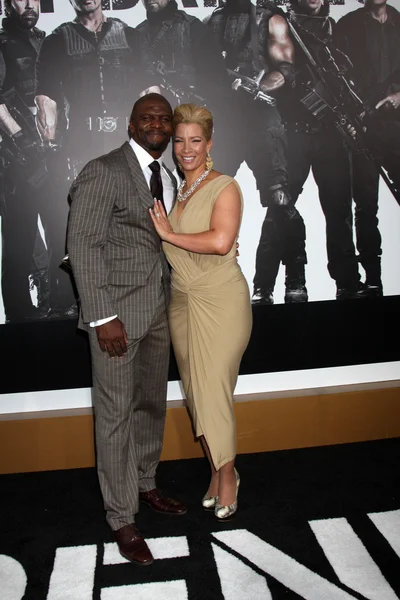 Terry Crews and wife — Stock Photo, Image