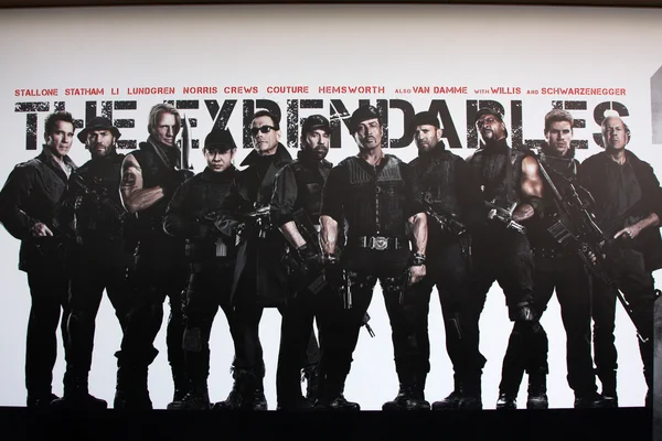 Expendables 2 Backdrop — Stock Photo, Image
