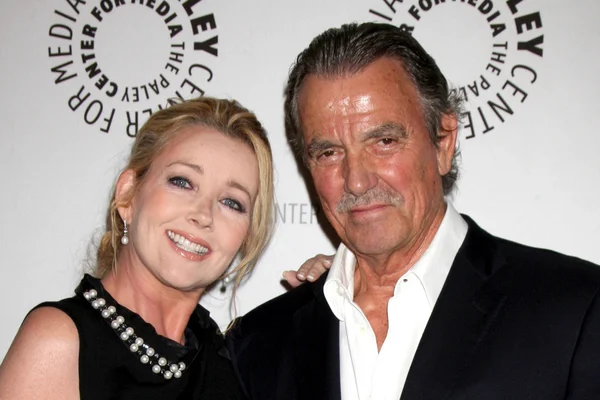 Melody Thomas Scott, Eric Braeden — Foto de Stock