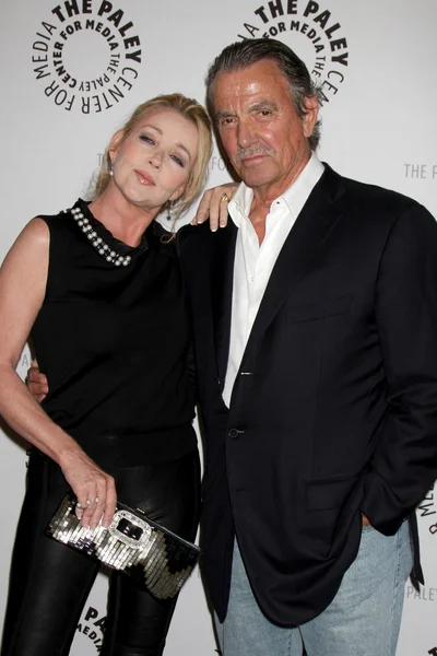 Melody Thomas Scott, Eric Braeden — Stockfoto