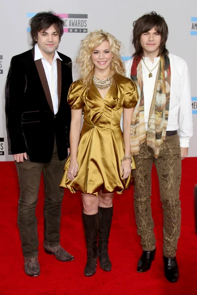 The Band Perry - Reid Perry, Kimberly Perry and Neil Perry — Stock Photo, Image