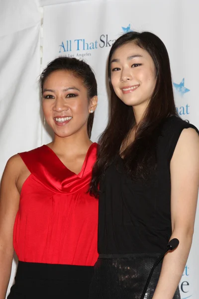 Michelle Kwan y Yuna Kim — Foto de Stock