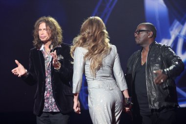 Stephen Tyler, Jennifer Lopez, Randy Jackson