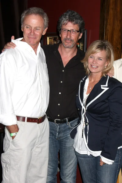 Tristan rogers, charles shaughnessy und mary beth evans — Stockfoto