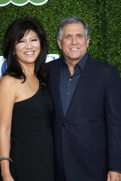 Julie Chen and Les Moonves — Stock Photo, Image