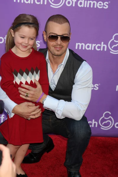 Joey Lawrence et sa fille — Photo