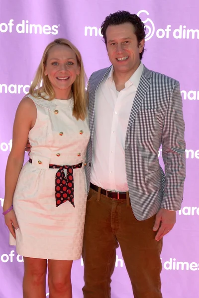 Nicole Sullivan and husband — Stock Photo, Image