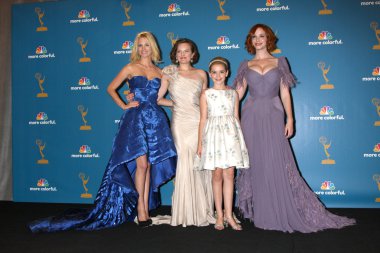 January Jones, Elisabeth Moss, Kiernan Shipka, Christina Hendric clipart