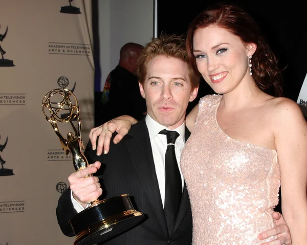 Seth Green and Claire Grant — Stock Photo, Image