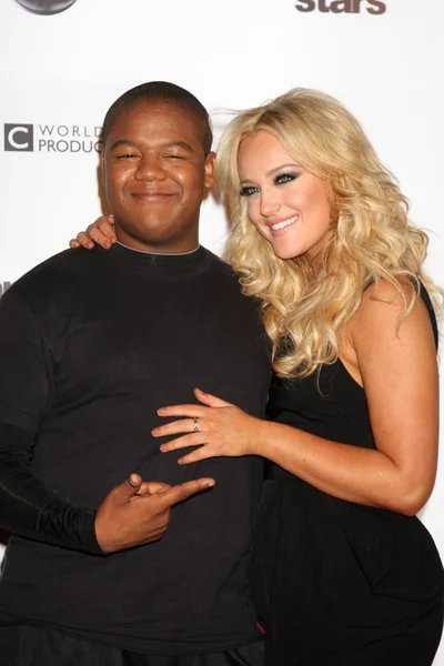 Kyle Massey, Lacey Schwimmer — Stock Photo, Image