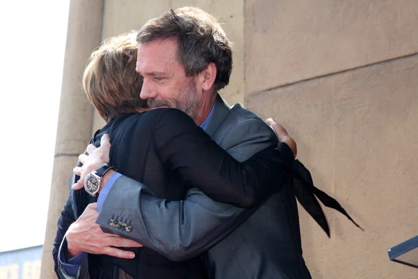 Hugh Laurie and Emma Thompson — Stock Photo, Image